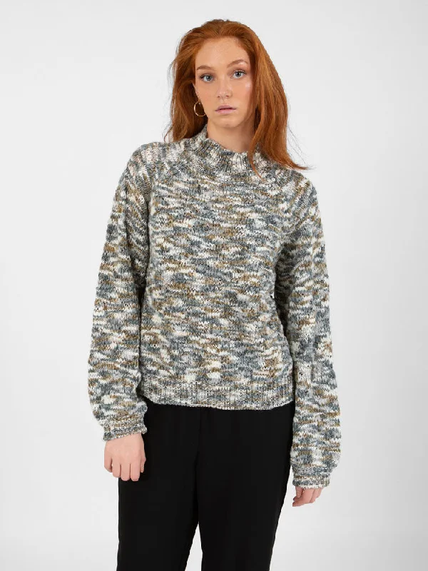 CC Heart Leia Jumper Khaki & Grey