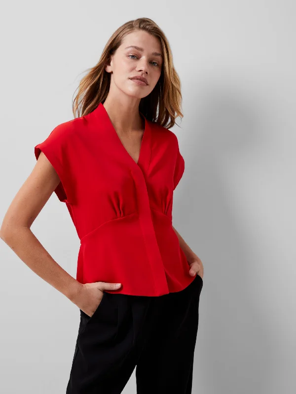 Carmen Recycled Crepe Blouse