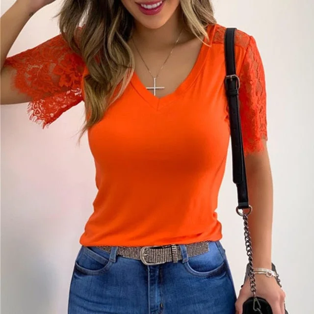 03 Orange (VNeck)