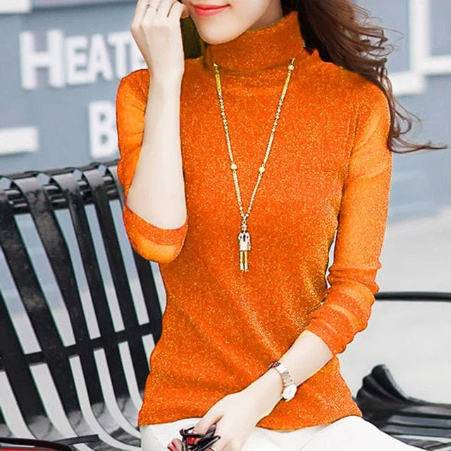 turtleneck  orange