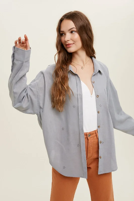 Star Cloud Button Down Shirt