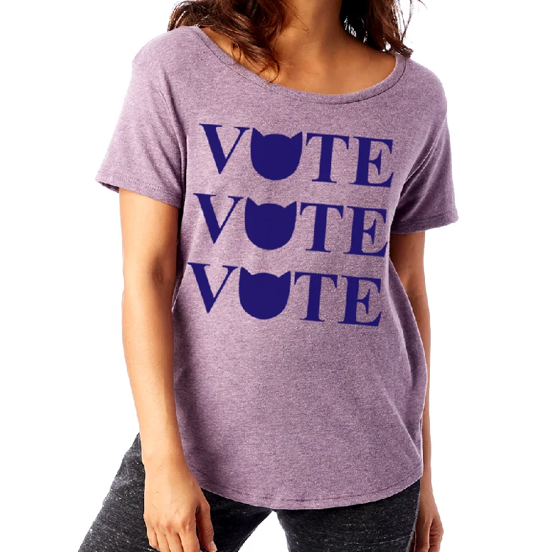 Cool Cats Vote Women's Backstage Tee