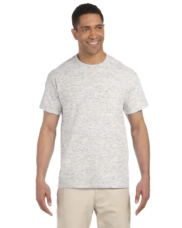 Gildan Ultra Cotton Pocket T-Shirt | Ash Grey