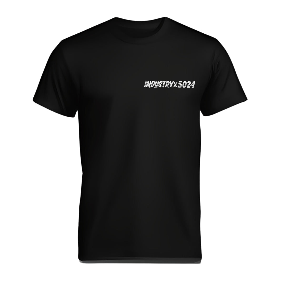 INDUSTRY X 5024 SKATEPARK TOUR TEE BLACK