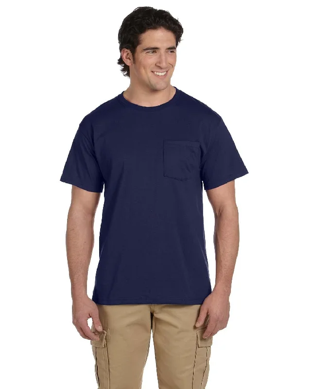 Jerzees 50/50 Pocket T-Shirt | J Navy