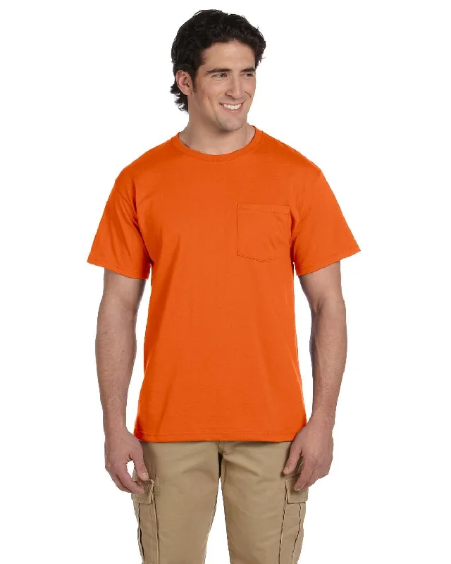 Jerzees 50/50 Pocket T-Shirt | Safety Orange