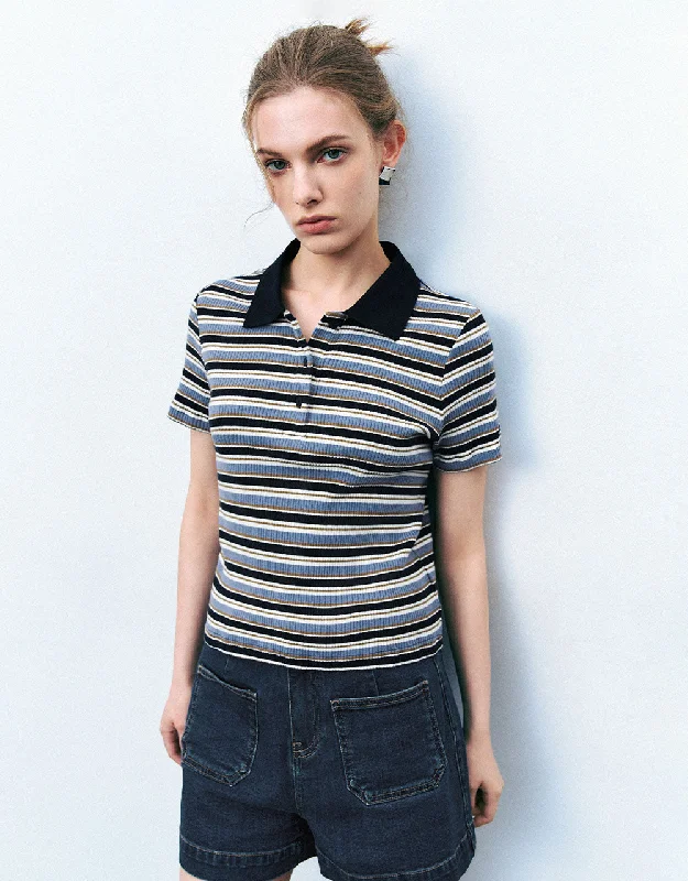 Striped Polo Shirt