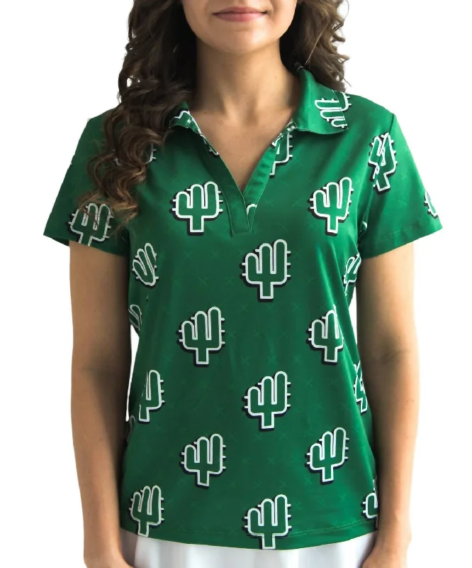 Women's People's Polo In Green