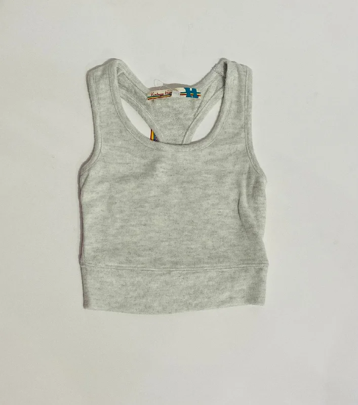 Oatmeal Heathered Hacci Racerback top