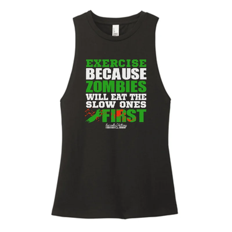 Exercise Because Color Muscle Tank