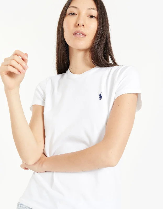 Cotton Crewneck T-Shirt - White