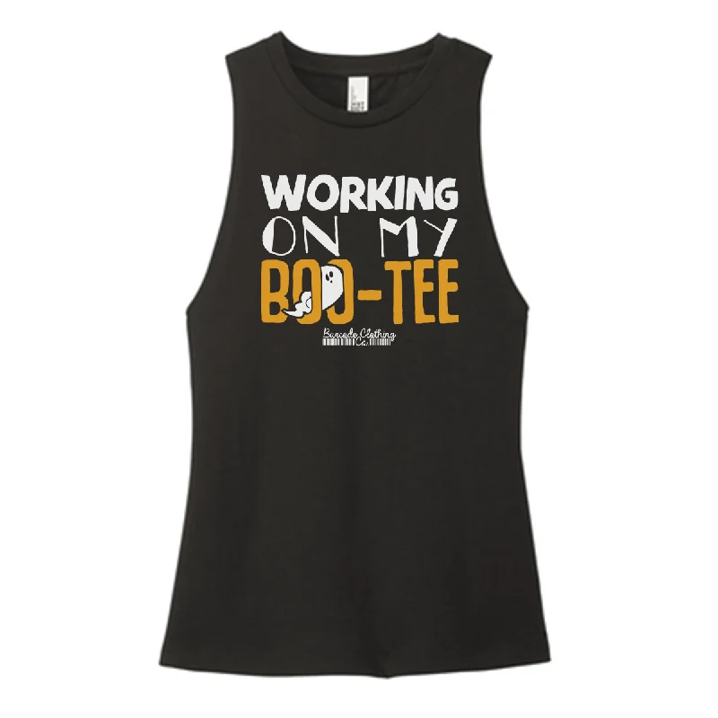 Working On My Boo Tee Color Muscle Tank