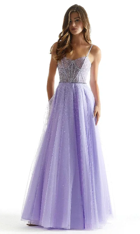 Mori Lee 49004 - Crystal Beaded A-Line Prom Dress