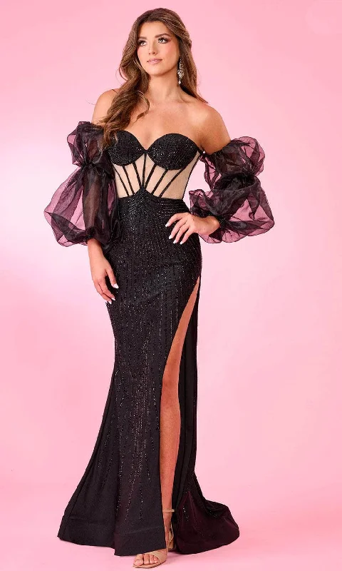 Rachel Allan 70539 - Rhinestone Corset Prom Dress